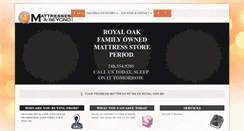 Desktop Screenshot of mattressesandbeyond.com